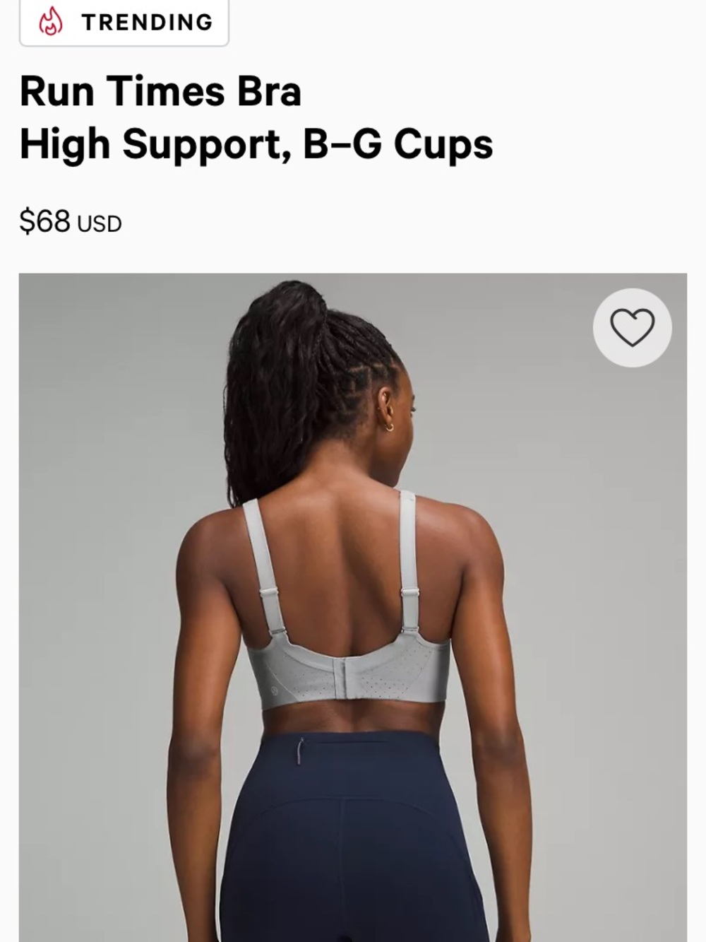 Lululemon Run Times Bra - Picture 2 of 10